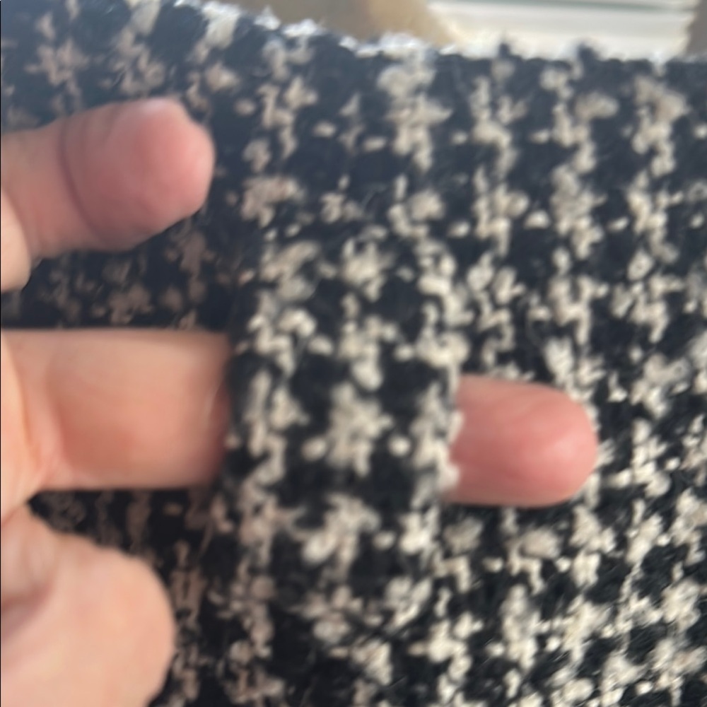 L'AGENCE Black and White Houndstooth Mini Shorts - Picture 7 of 10
